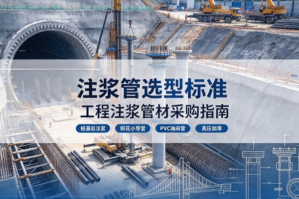 山丹注浆管选型标准