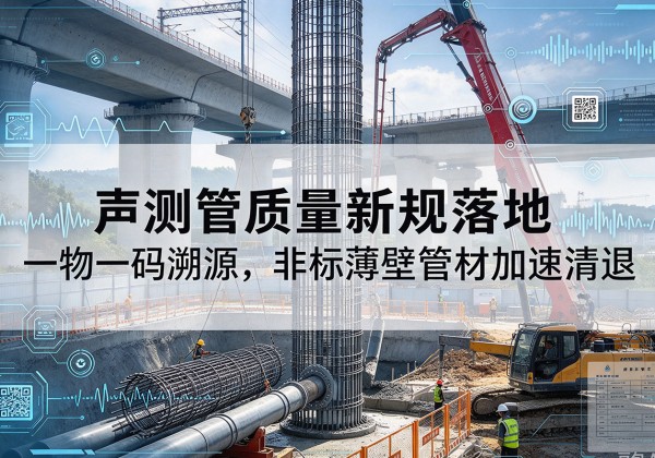 山丹声测管质量新规落地，一物一码溯源，非标薄壁管材加速清退