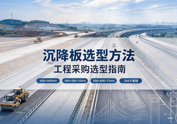 山丹沉降板选择方法